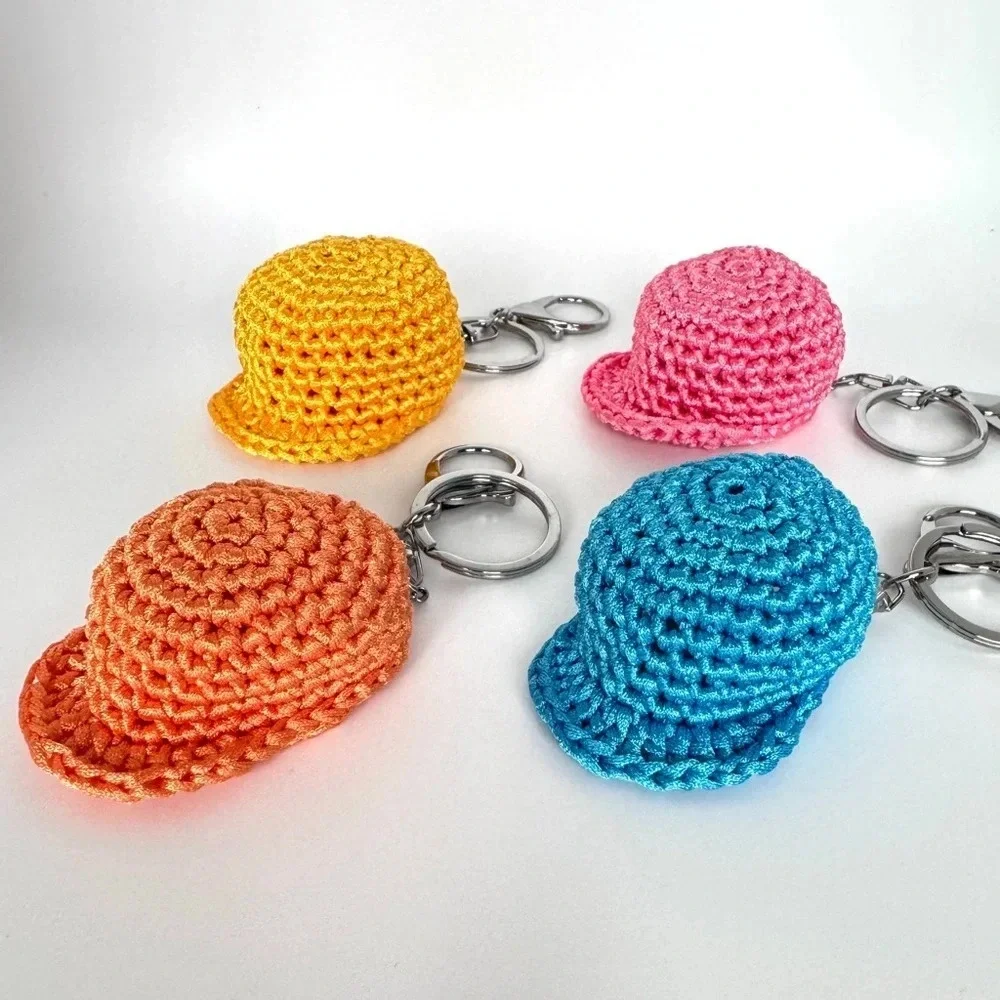 New Handmade mini baseball cap keychains $10each